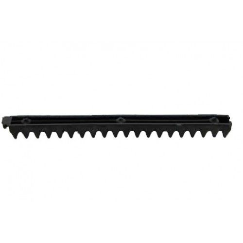 Gomo Cremalheira Residencial 25Cm- Nylon Branco (Rossi)