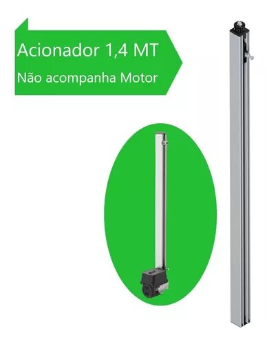 ACIONADOR DE PORTAO BASCULANTE 1.4 5/8" 60MM NYL (INTELBRAS )